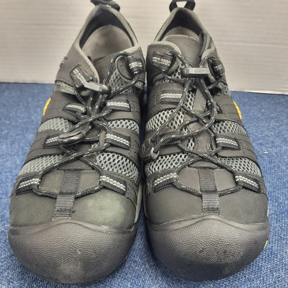 Keen Utility Atlanta Cool II steel toe Mens work shoes 10.5 EE Wide Black Raven